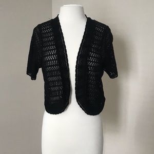 ❤️Black Cropped Cardigan